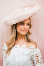 Load image into Gallery viewer, Large Blush Feather hat