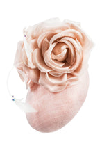 Load image into Gallery viewer, Sinamay Cocktail hat with Roses