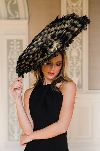 Large Feather hat