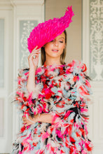 Load image into Gallery viewer, Pink Feather Diamond Hat