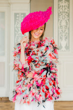 Load image into Gallery viewer, Pink Feather Diamond Hat